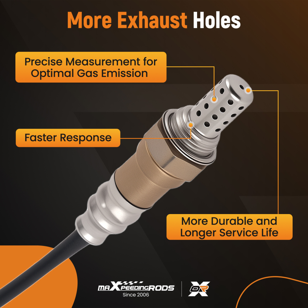 2x Up+Down Oxygen Sensor compatible for Buick Allure V8 5.3L 2008-2009 Upstream Downstream