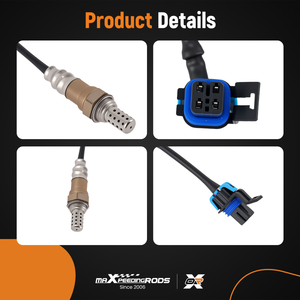 2x Up+Down Oxygen Sensor compatible for Buick Allure V8 5.3L 2008-2009 Upstream Downstream