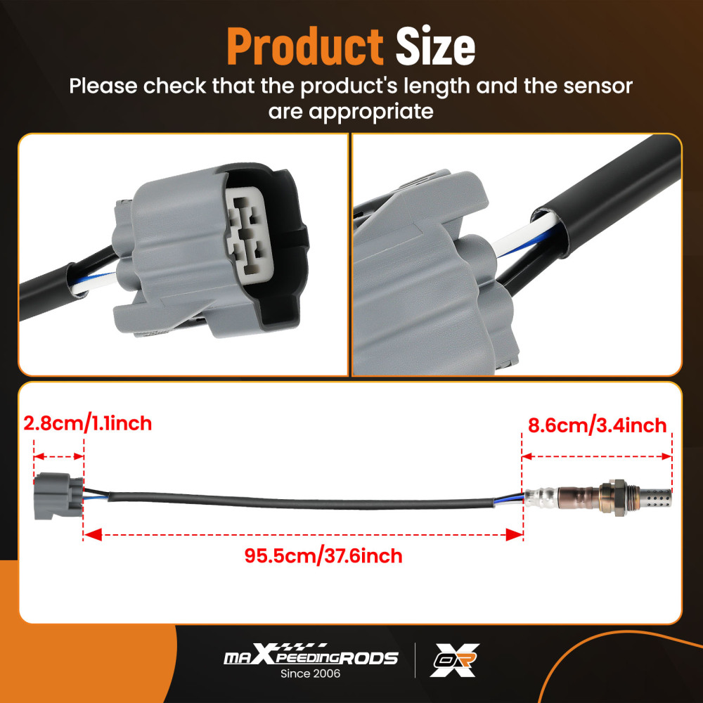 Oxygen Sensor Front Downstream O2 compatible for Honda Odyssey 1996-1997 L4-2.2 234-4092