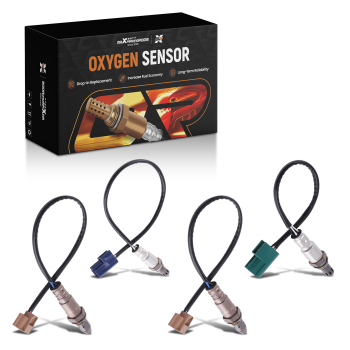 4PCS Upstream Downstream Oxygen Sensor compatible for Nissan NV1500 NV2500 NV3500 2012-19