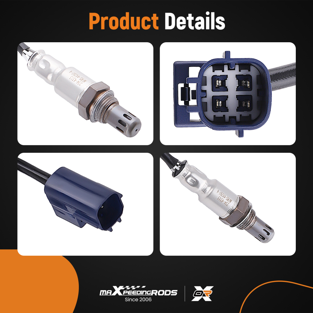 4PCS Upstream Downstream Oxygen Sensor compatible for Nissan NV1500 NV2500 NV3500 2012-19