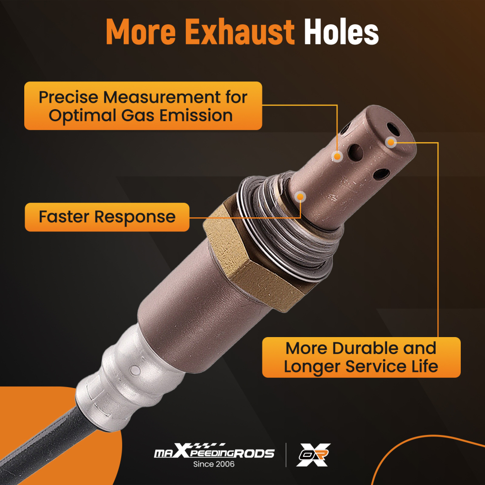 4PCS Oxygen O2 Sensor compatible for Chevrolet Avalanche 1500 compatible for GMC Sierra 1500 5.3L 234-4337