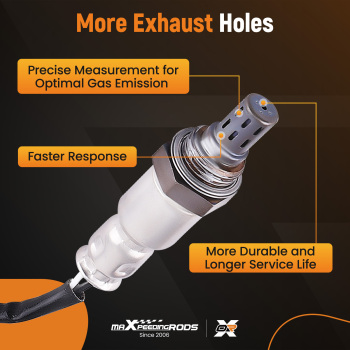 2PCS Oxygen Sensor Upstream Downstream compatible for Fiat 500X 2.4L l4 2016-2018 234-5150