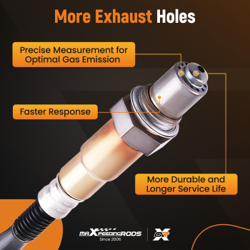 2pcs Upstream+Downstream Oxygen Sensor compatible for Ford Escape 1.6L L4 2013-16 234-5068