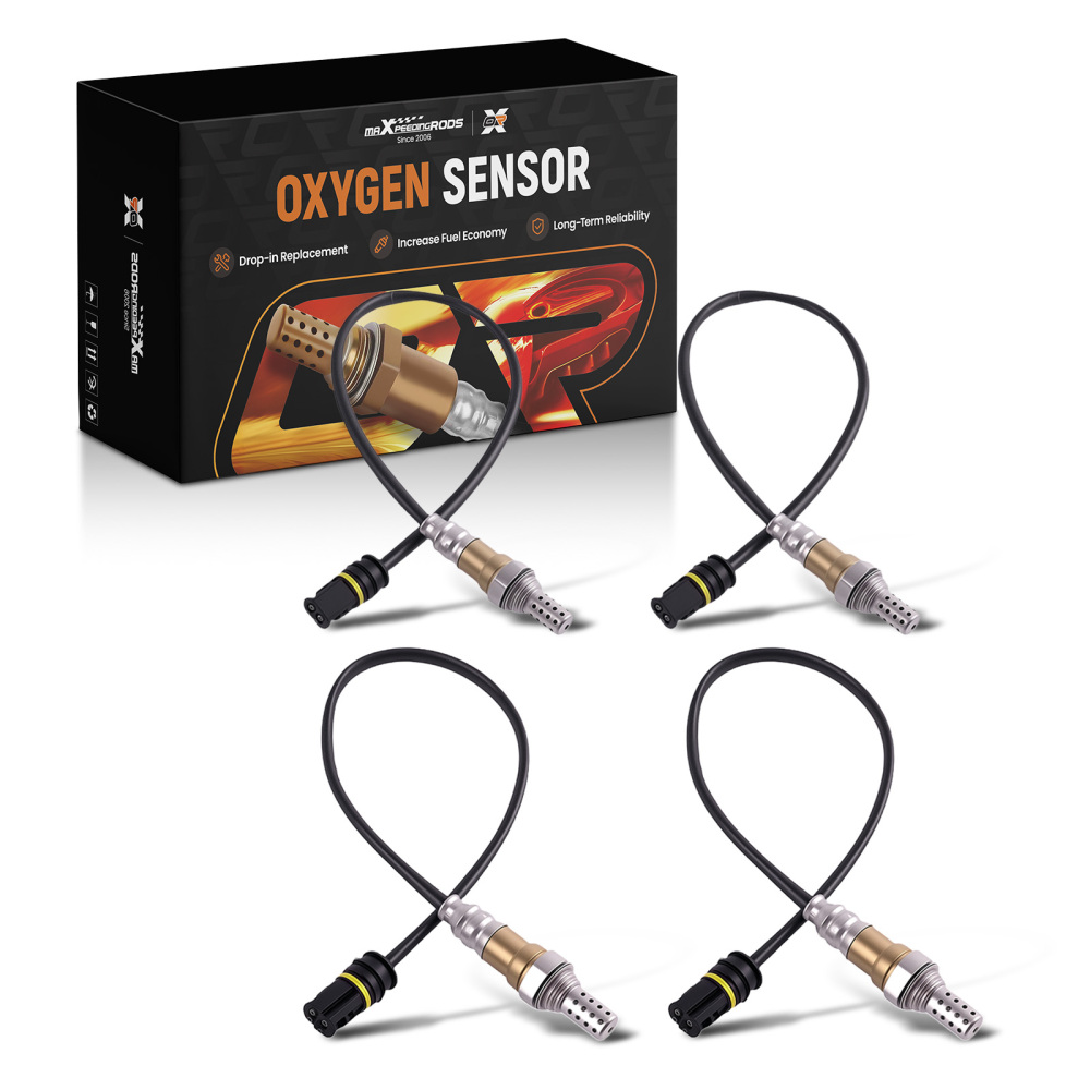 Set of 4 O2 Sensors Up+Down compatible for Mercedes CL55 AMG 5.5L V8 Supercharged 2003-2006