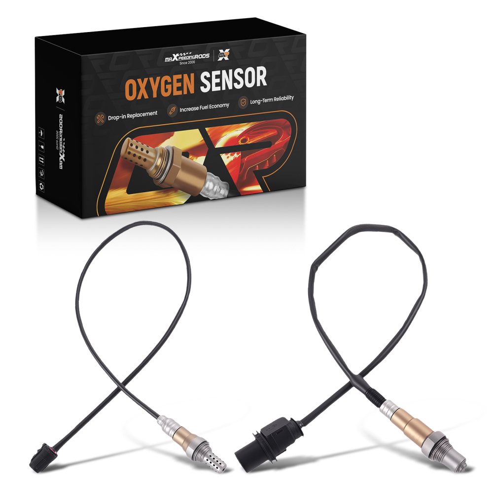 2PC Up+Down Oxygen Sensors compatible for Kia Soul 2.0L 2014-2016 2345083 2344958