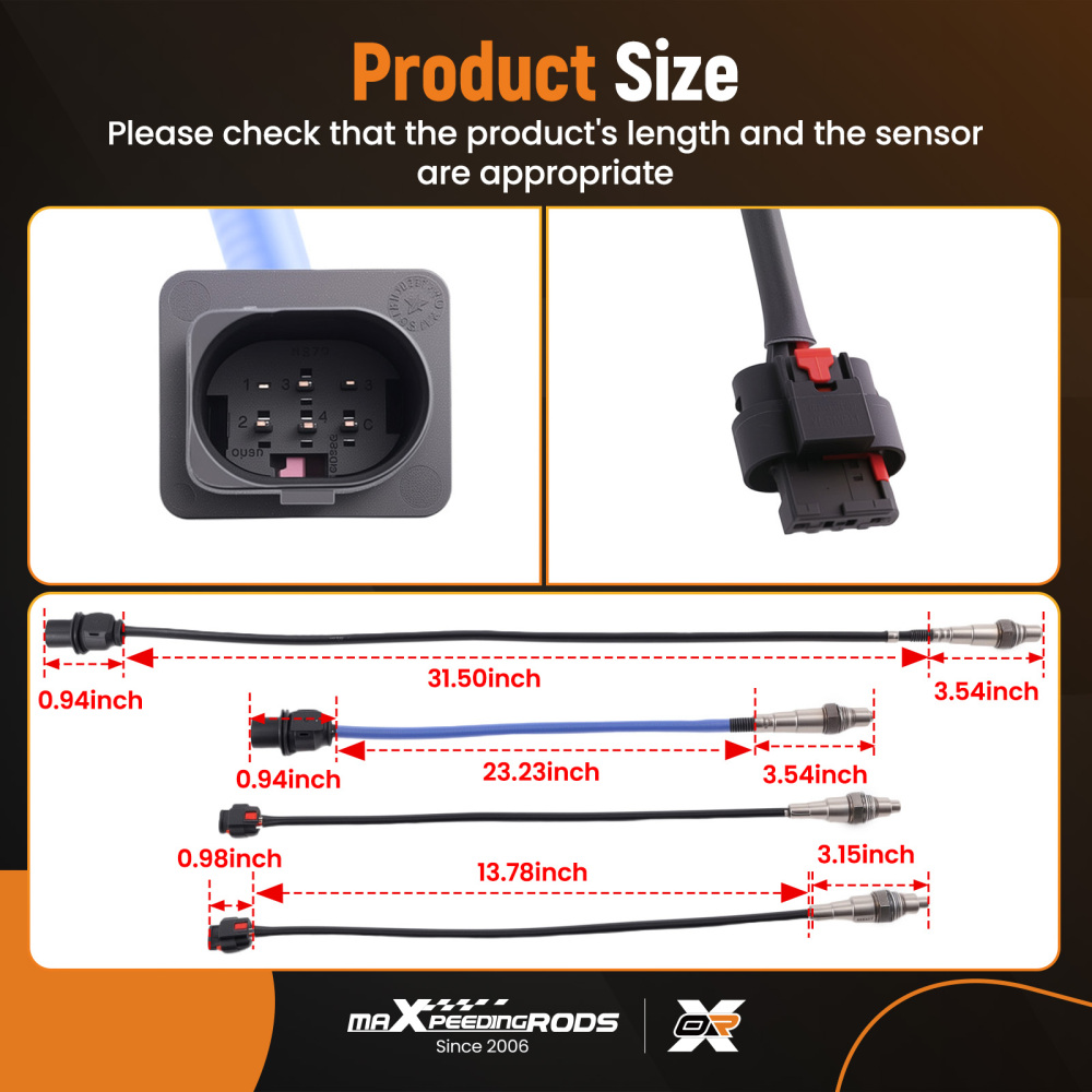 4X Up+Downstream Oxygen O2 Sensor compatible for Ford F-150 3.5L2015-2016 2344829