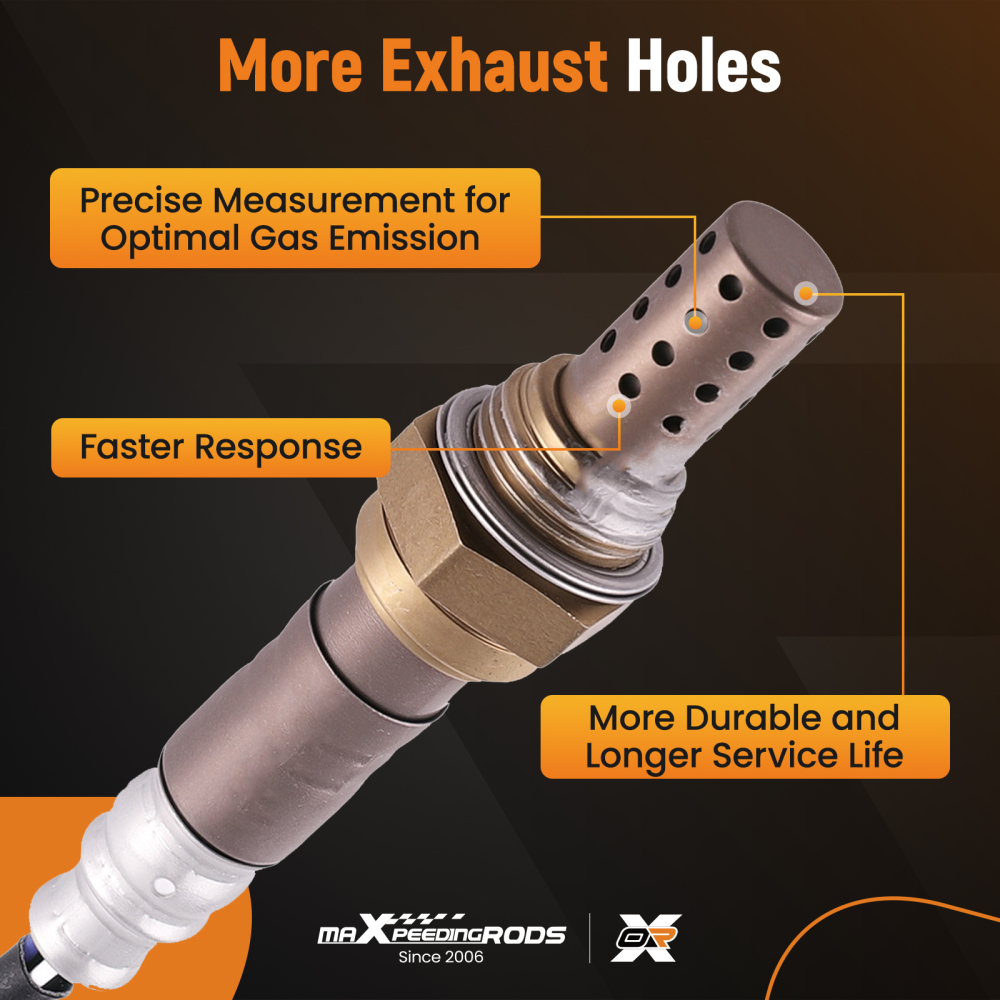 Set of 2 Oxygen Sensors FrontRear compatible for Mazda CX-7 2.3L Turbocharged 234-4044