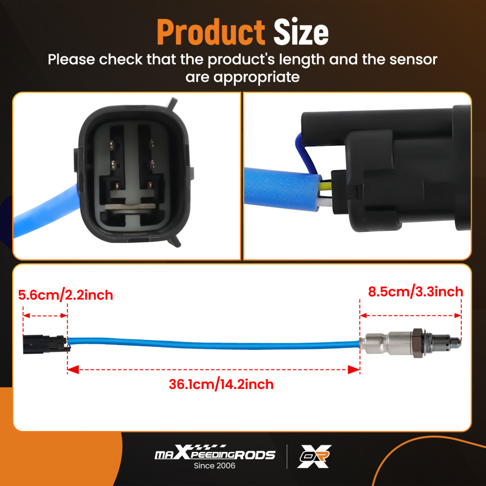 Upstream Oxygen Sensor compatible for Ford Taurus Explorer 3.5L compatible for Lincoln MKZ 3.7L 234-5038