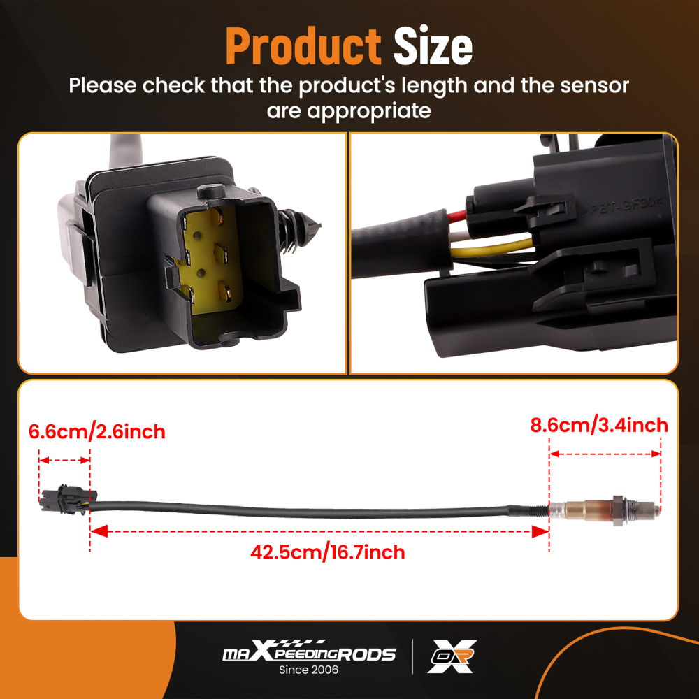 O2 Oxygen Sensor Upstream For 2004 05 2006 2007 compatible for Nissan Murano compatible for Infiniti M45 3.5L