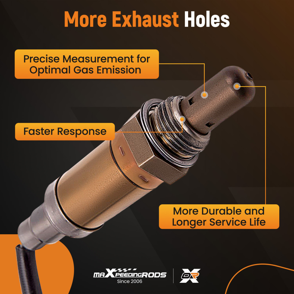 4 Pezzi Sensore Ossigeno O2 Up + Downstream compatibile per Chevrolet Trailblazer 2002-2003