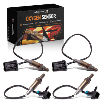 Compatible for Chevrolet Silverado compatible for GMC Sierra 1500 Oxygen Sensor O2 4PCS 234-4012 234-4018