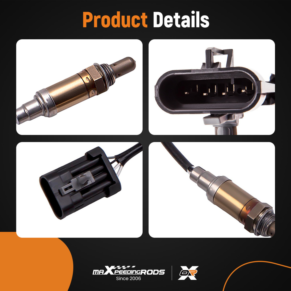 Compatible for Chevrolet Silverado compatible for GMC Sierra 1500 Oxygen Sensor O2 4PCS 234-4012 234-4018