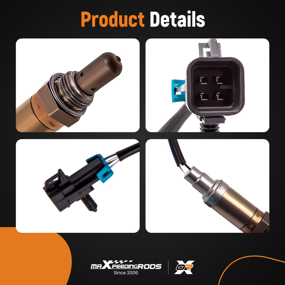 Compatible for Chevrolet Silverado compatible for GMC Sierra 1500 Oxygen Sensor O2 4PCS 234-4012 234-4018