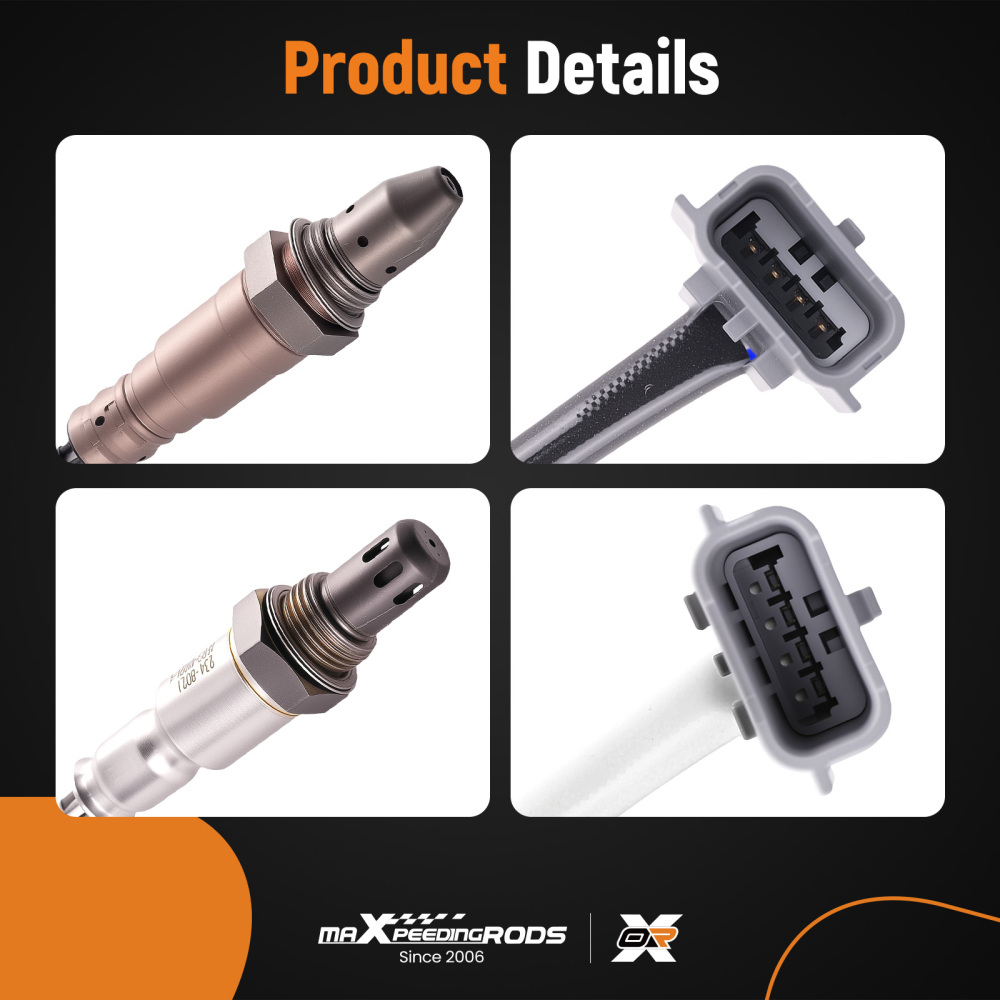 Set of 4 O2 Sensors Up Down compatible for Nissan Armada Titan 5.6L V8 2016-2019 234-9148