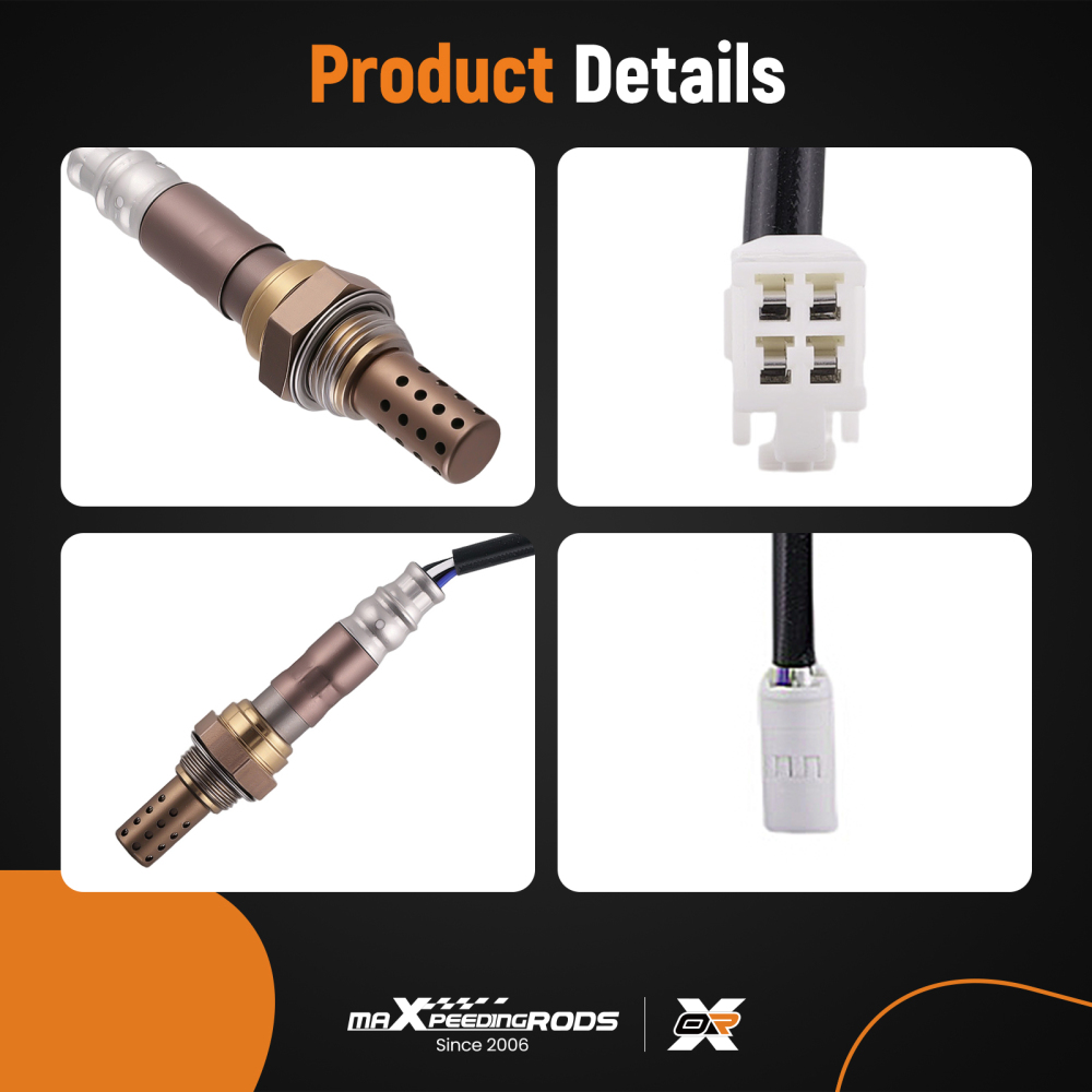 Set of 2 O2 Sensors UpDown compatible for Pontiac Vibe 1.8L 2005-2008 234-9052 234-4233