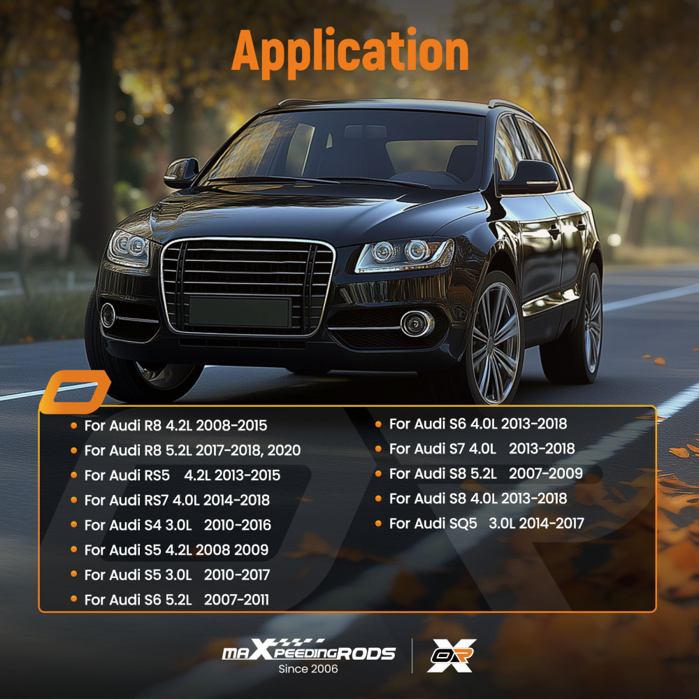 2 ABS Wheel Speed Sensors compatible for Audi A4 A5 allroad 2.0 3.0L 2009-16 4E0927803F