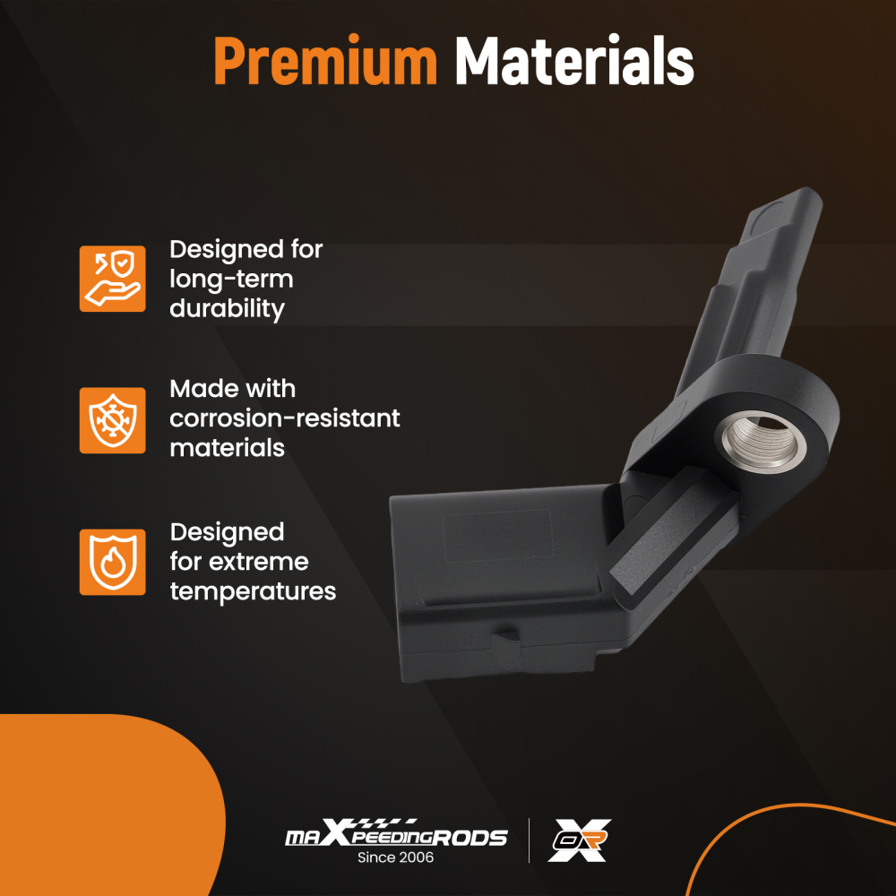 2 ABS Wheel Speed Sensors compatible for Audi A4 A5 allroad 2.0 3.0L 2009-16 4E0927803F