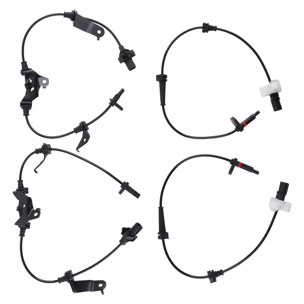 2 Front 2 Rear ABS Wheel Speed Sensors compatible for HONDA ACCORD 2008 2009 2010 2011 2012