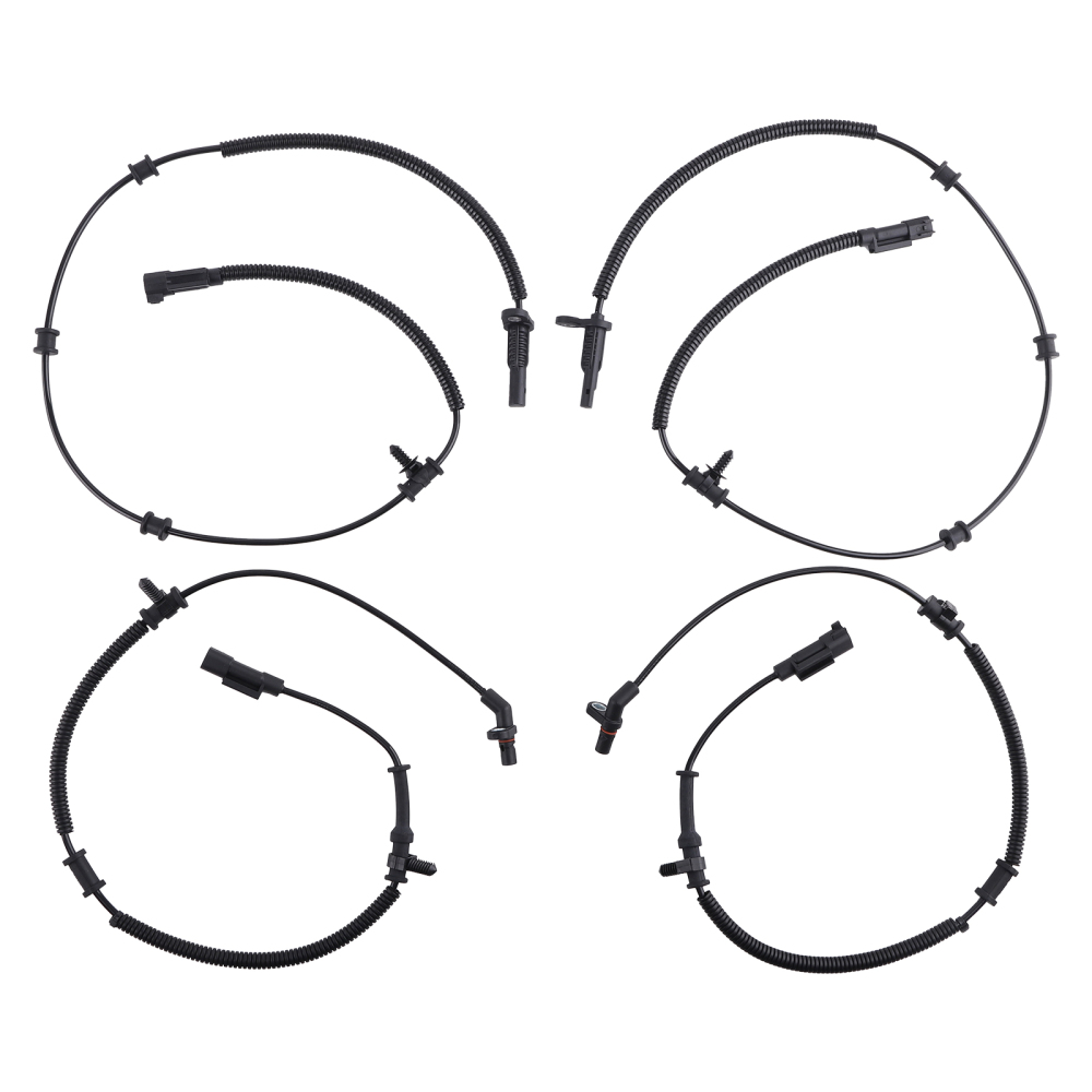 4pcs FrontRear ABS Wheel Speed Sensor compatible for Ram 1500 2013-2018 68053861AB