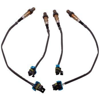 Compatible for Buick Enclave 2009-2011 Upstream Downstream 4 Pcs O2 Oxygen Sensors 