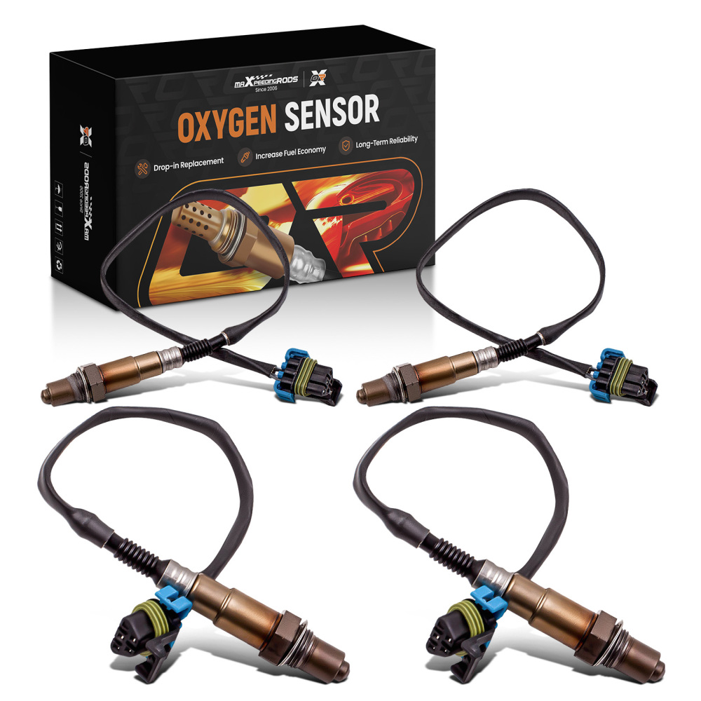 Compatible for Buick Enclave 2009-2011 Upstream Downstream 4 Pcs O2 Oxygen Sensors 