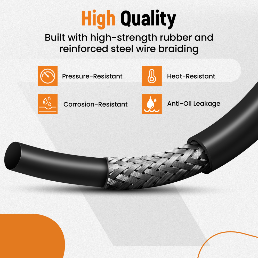 Power Steering Pressure Hose compatible for Honda Accord 2.3L 1998-2002 53713-S84-A04