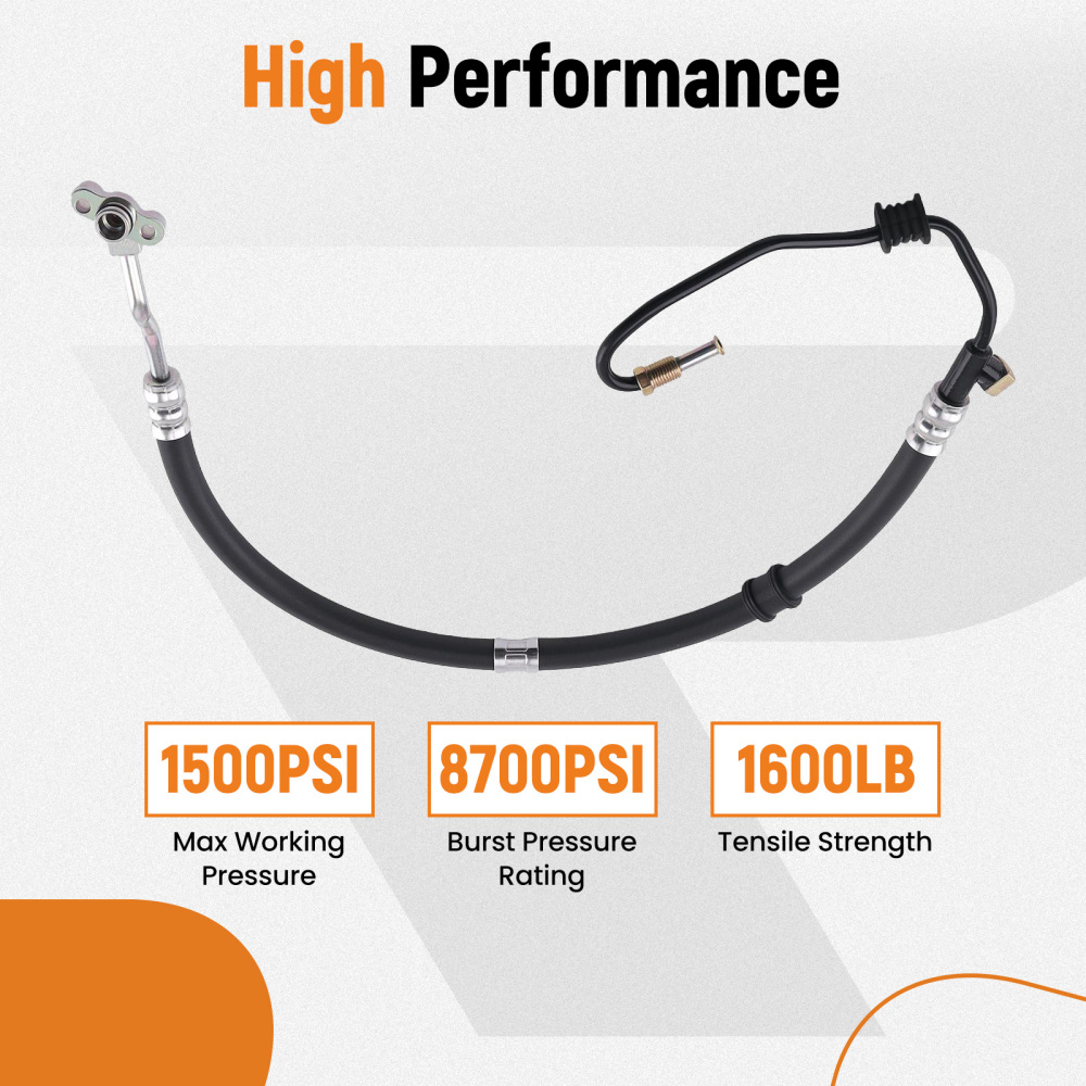 Power Steering Pressure Hose compatible for Honda Accord 2.3L 1998-2002 53713-S84-A04