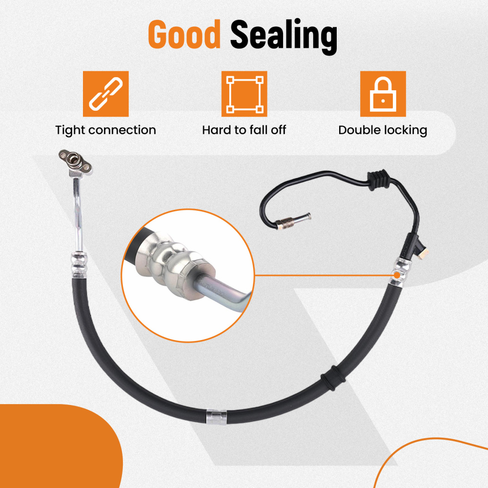 Power Steering Pressure Hose compatible for Honda Accord 2.3L 1998-2002 53713-S84-A04