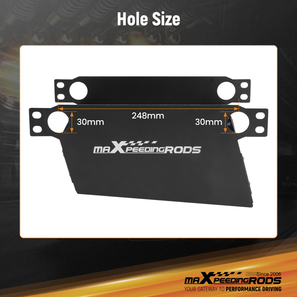 Piastra Deflettore Aria per Radiatore Olio Auto Alluminio Installazione Facile