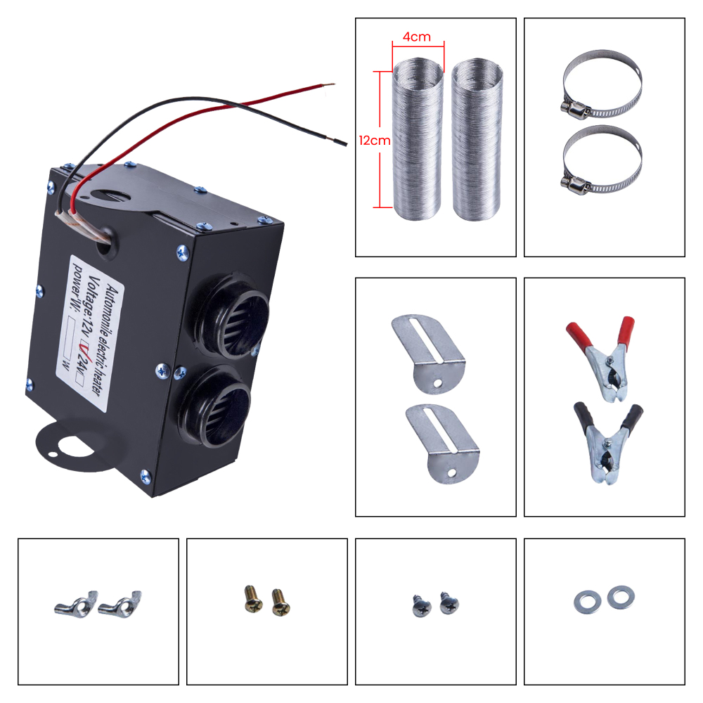Universal 12V Diesel Heater Heating 400W-600W Fan Windscreen Warmer Defroster Demister Electric