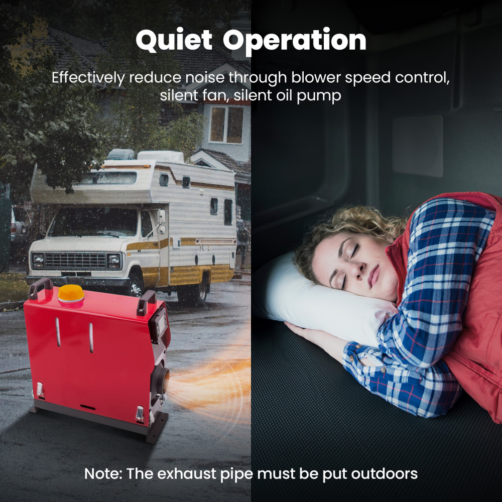 Diesel Air Heater 12V 8KW Tank Remote Control Thermostat Caravan Motorhome RV