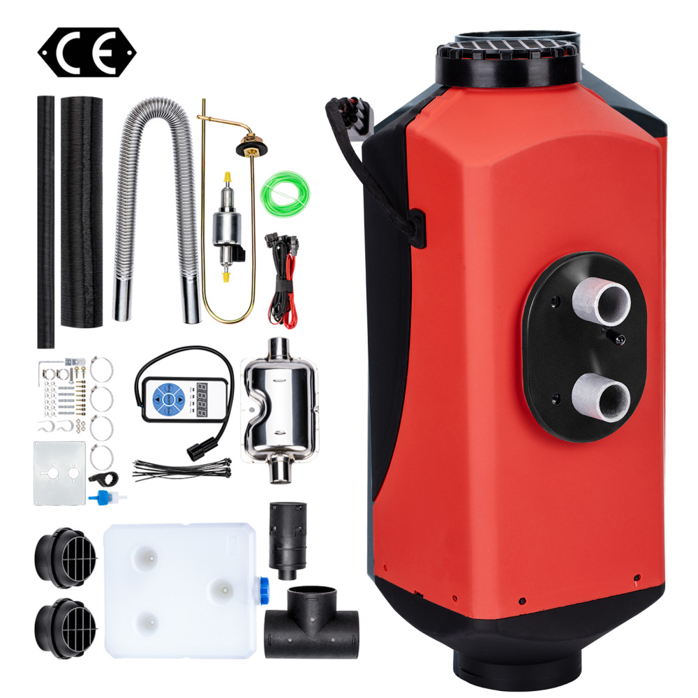 Chauffage à air diesel 12V 8KW Chauffage à air Interrupteur numérique Silencieux voiture 8