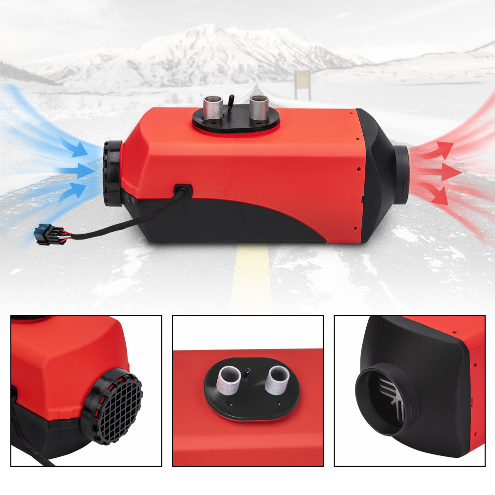 Chauffage à air diesel 12V 8KW Chauffage à air Interrupteur numérique Silencieux voiture 8