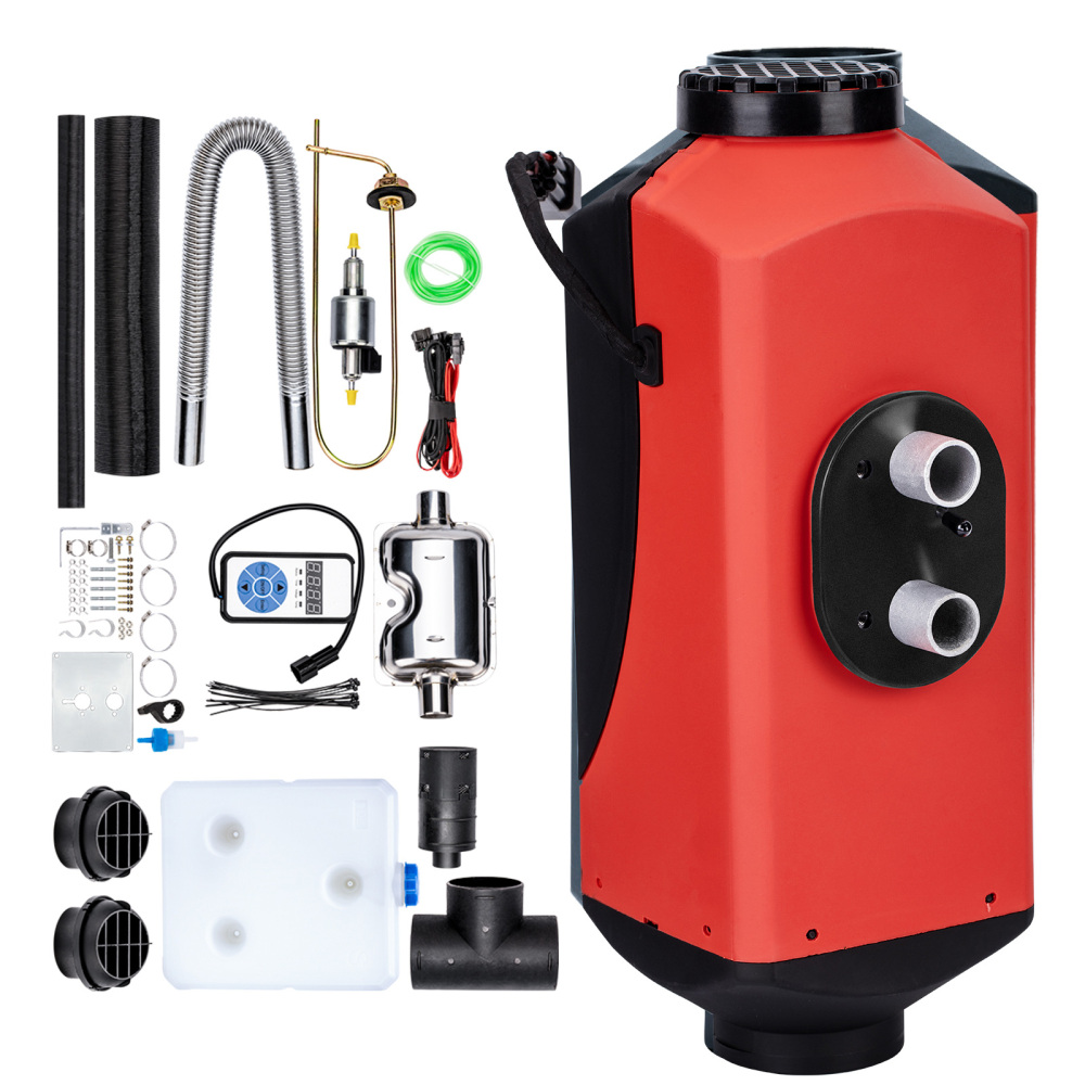 Chauffage à air diesel 12V 8KW Chauffage à air Interrupteur numérique Silencieux voiture 8