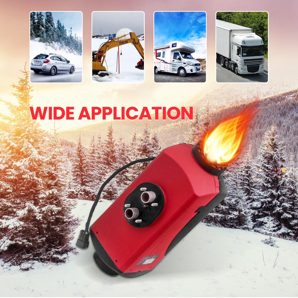 Diesel Heater 12V 5KW Digital Switch 10LTank diesel heater for Van Lorry Boat Van Thermostat