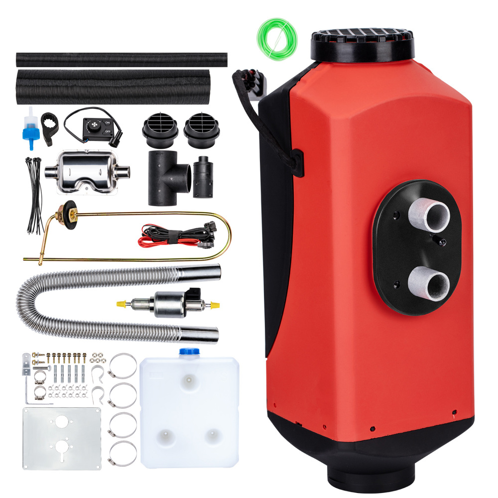 12V 2KW-8KW Diesel Air Heater 10L Tank Vent Duct for Car Caravan Lorrys Boats