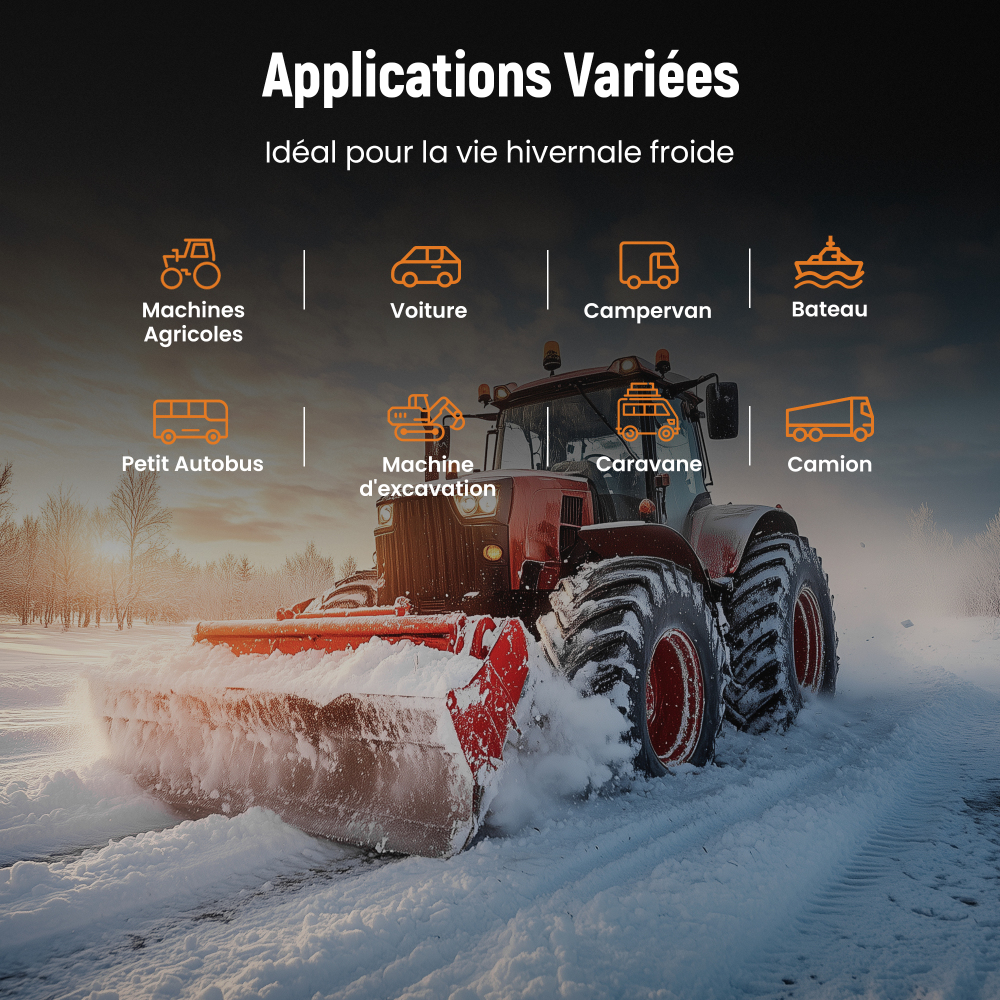 2KW 12V Air Diesel Parking Heater Thermostat w/ LCD Remote Controller RV Van Bus