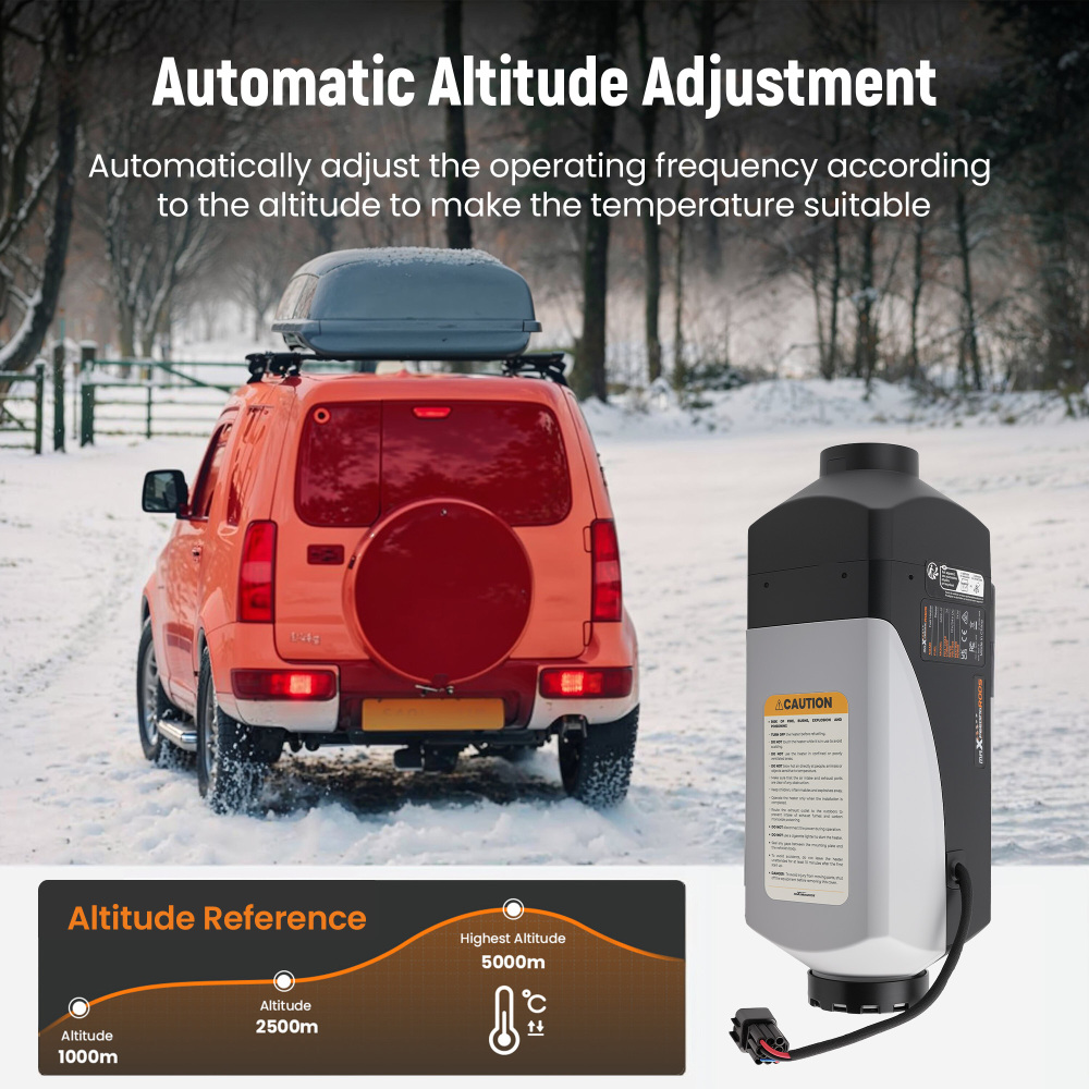 2KW 12V/24V App Controllo Calefactor Calentador de Aire Diesel Air Heater