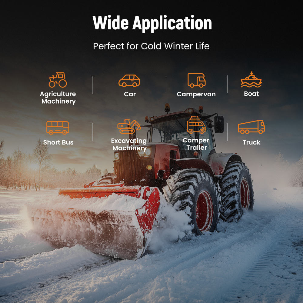 2KW 12V/24V App Controllo Calefactor Calentador de Aire Diesel Air Heater