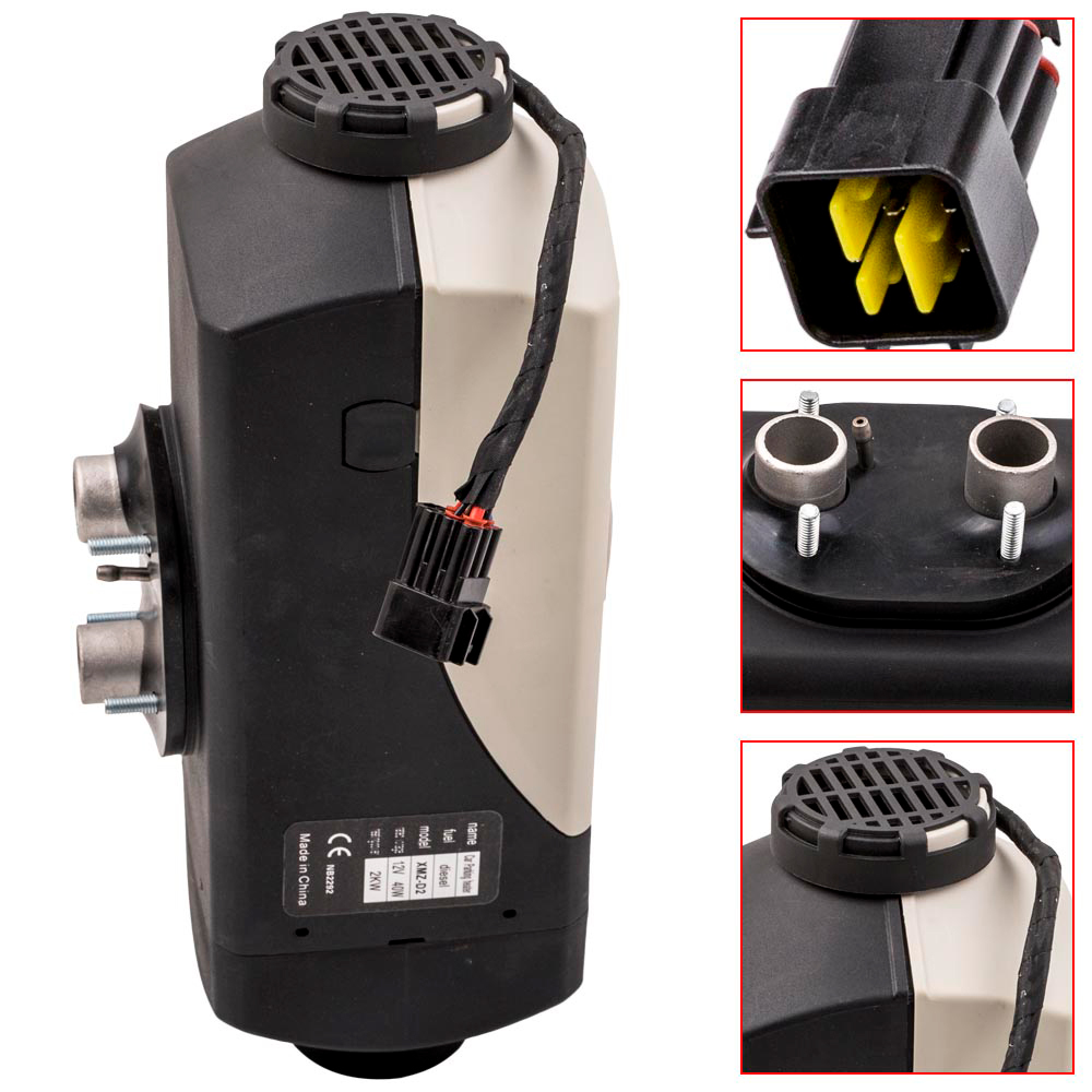 2KW Diesel Air Heater Silencer Thermostat Caravan Trailers RV