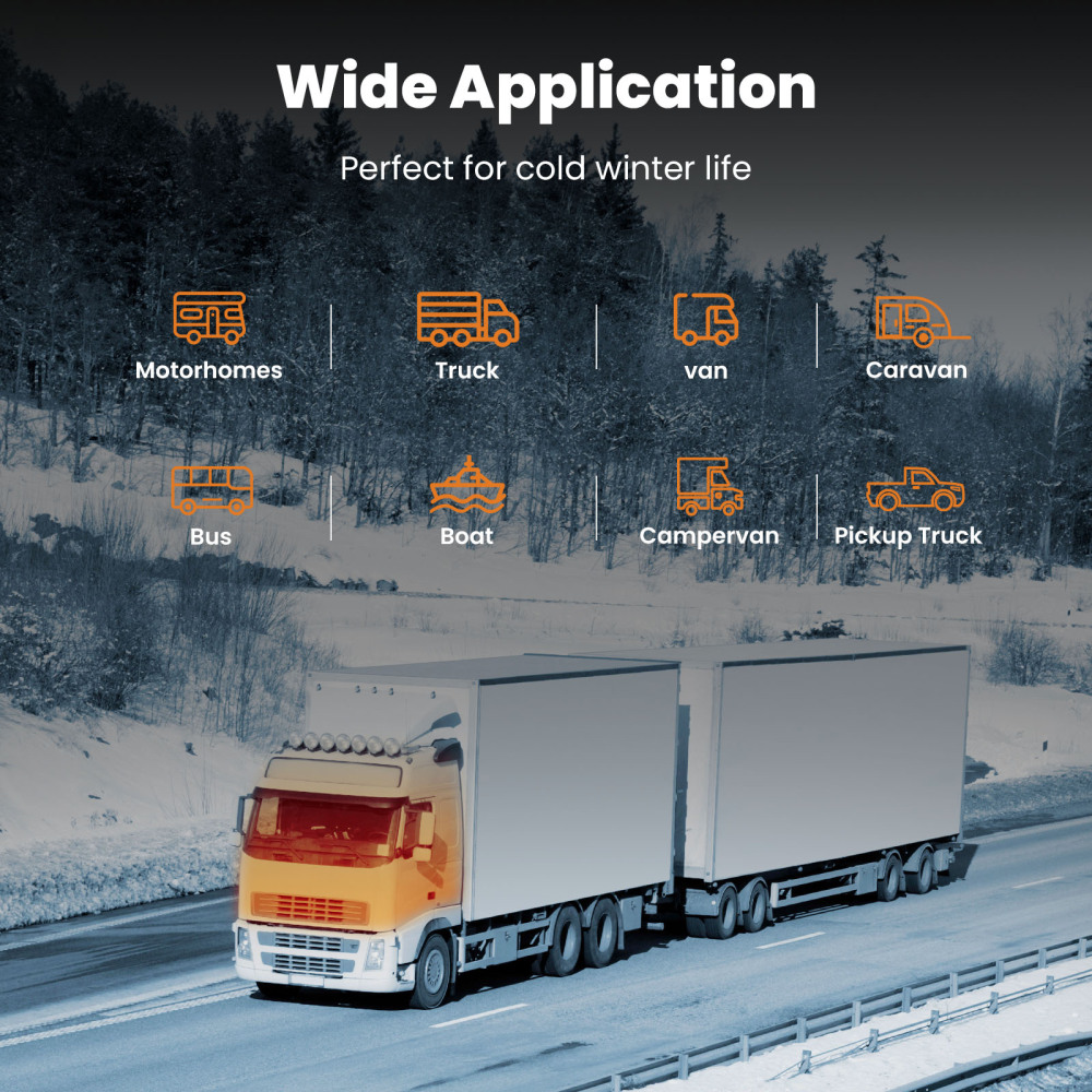 12V 5KW-8KW Adjustable Diesel Air Heater Silencer T-Piece