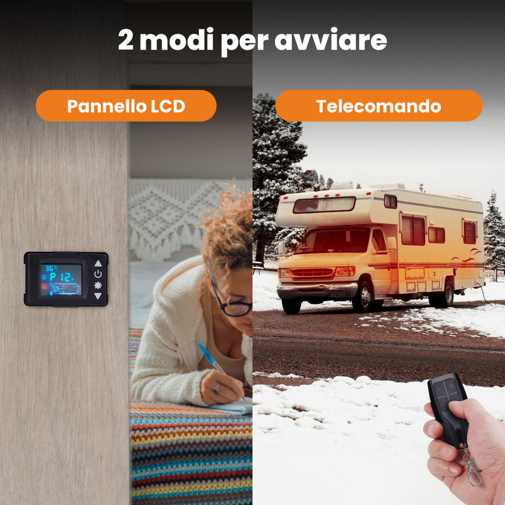 12V 5kw-8kw LCD Air Heater Diesel Heating Riscaldamento Parcheggio for Trucks