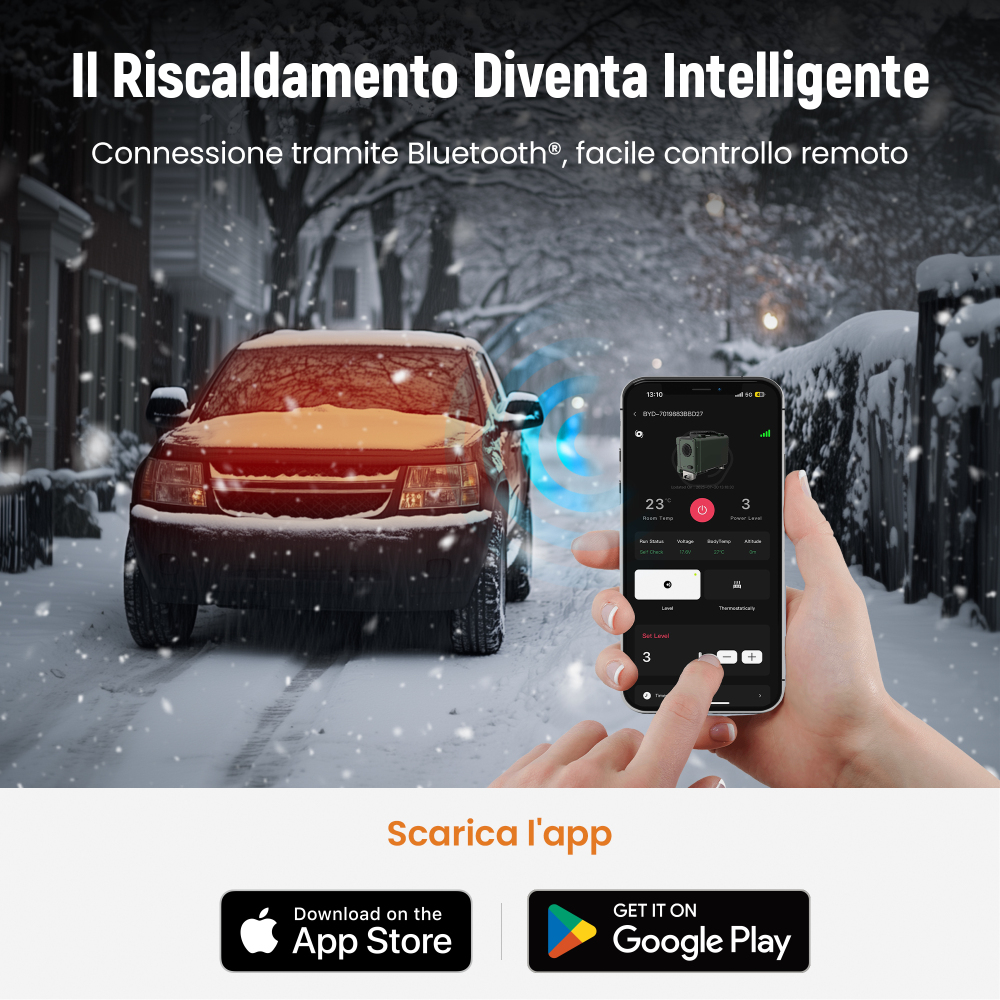 8kw Riscaldamento ad aria diesel Air Heater Controllo App LCD for Camion Camper
