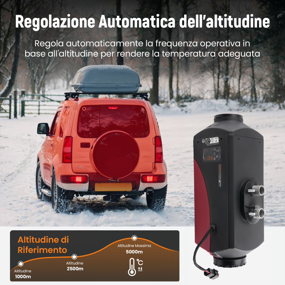 8kw Riscaldamento ad aria diesel Air Heater Controllo App LCD for Camion Camper