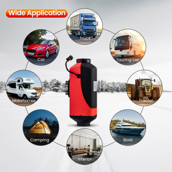 12V 8KW Diesel Air Heater for Car Caravan Motorhome Trucks Lorry LCD switch