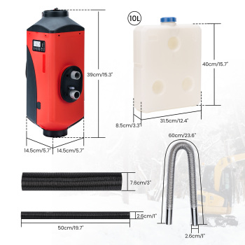 12V 8KW Diesel Air Heater for Car Caravan Motorhome Trucks Lorry LCD switch