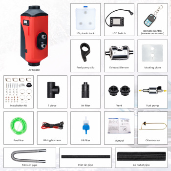 12V 8KW Diesel Air Heater for Car Caravan Motorhome Trucks Lorry LCD switch