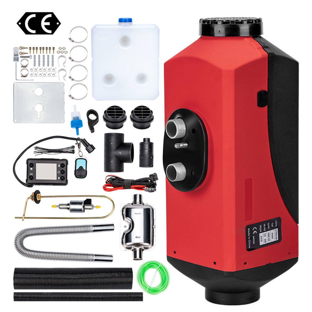 12V 5KW Chauffage à air diesel 2KW ~ 5KW Télécommande LCD Caravane Camping-car Camions