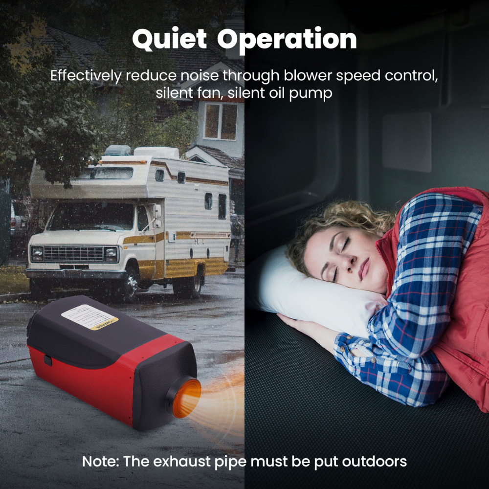 Voiture Chauffage 5KW 12v Air Diesel Fuel Heater LCD Monitor for Camion Bateau